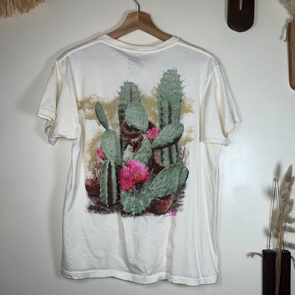 Lost T-Shirt Medium Desert Cactus/Snake Graphic - Picture 3 of 6